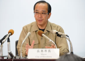 平成26年8月土砂災害対応記者会見